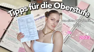 TIPPS und ERFAHRUNGEN aus der OBERSTUFE & ABI📝📚