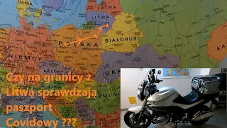 Motocyklem z Polski do Wilna (przez Mazury).