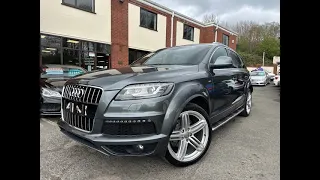 2015 15-Reg Audi Q7 3.0 TDI Quattro S-Line Plus Auto,MEGA SPEC,FSH,LOOK!!1 £12995