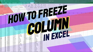 Column Freeze - How to Freeze column in Excel in  ( Hindi ) - The Viral Story