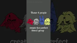 Perfect Friend Group Oc animatic #arttrend #art #digitalart #animated #oc #funny #relatable #friends