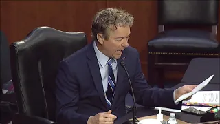 Dr. Paul Questions Rachel Levine During Confirmation Hearing  - February 25, 2021