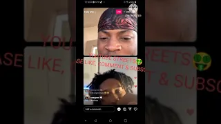 rapper @HunxhoTB on Instagram live with rapper from @druski show #couldabeenrecords