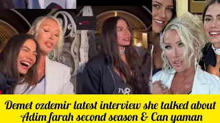 Demet Özdemir latest interview in subtitles#Canyaman