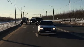 Фильм "ВОЛК". Mercedes w124 e500