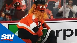 Gritty Fights Over A Dozen Goalies At Once And Quite Obviously Wins