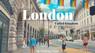 LONDON, United Kingdom 🇬🇧  Walking Tour 4K with captions