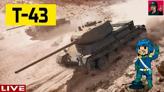 🔥 Т-43 - Три отметки на Реферальном аккаунте ● World of Tanks