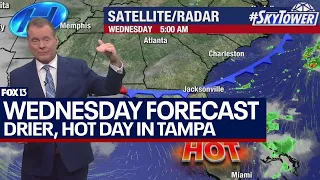Tampa weather May 29, 2024 | hotter temps with less humidity