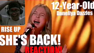 Daneliya Tuleshova 12-Year-Old |Rise Up| The World's Best reaction