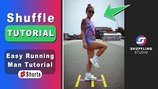 Easy Running Man Shuffle Dance Tutorial 🔥 for beginners on Friendships Song (2023 TikTok Music)