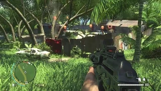 Far Cry 3 - Cliffside Overlook outpost undetected in 30 sec, all takedowns (full stealth)