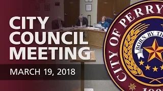 City Council Meeting - March 19th, 2018