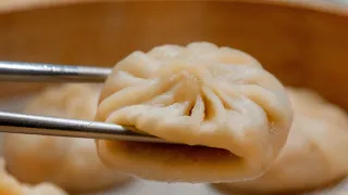 🌱VEGAN DIM SUM RECIPE | Steamed Soup Dumplings,  juicy and yummy! [ Xiao Long Bao ]素小籠包