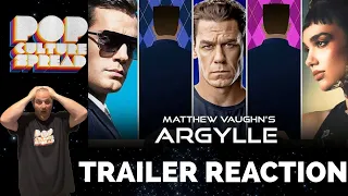 ARGYLLE : Trailer Reaction : Matthew Vaughn movie. #argyle #henrycavill #dualipa