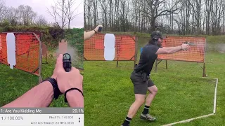 From Cold to Rain - Local Match Win - USPSA Carry Optics