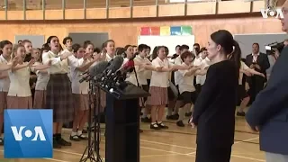 Christchurch Students Perform Haka for New Zealand Prime Minister Jacinda Ardern