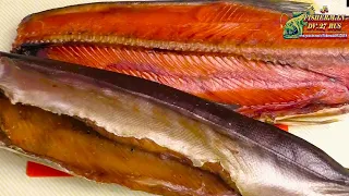 Salted salmon, dried salmon, dried pink salmon is delicious, fish recipes from Fisherman DV 27 Rus