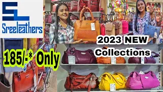 মাত্র 185 টাকা থেকে Leather Bags‼️   New Bags Collection 2023 || SreeLeathers Newmarket || HiJiBiJi