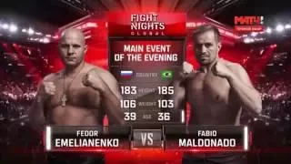 Fedor Emelianenko vs Fabio Maldonado Highlights