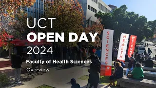 UCT Open Day 2024 | Faculty of Health Sciences | Programme presentations - Overview