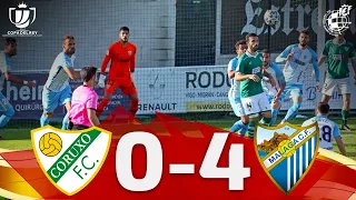 RESUMEN | Coruxo FC 0-4 Málaga CF | 1ª eliminatoria Copa de SM el Rey