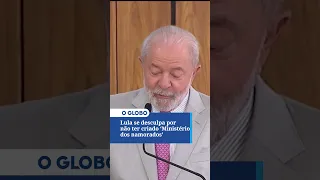 Em coletiva, Lula pede desculpas por não cumprir 'promessa de campanha'