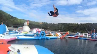 Human Launcher at Inflatable Island Subic