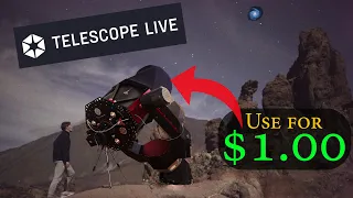 How YOU can use a $250,000 Telescope for less than $1!  - Telescope Live Review 🔭✨
