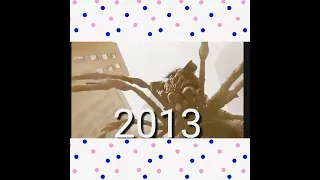 Giant spider evolution 1975 or 2020