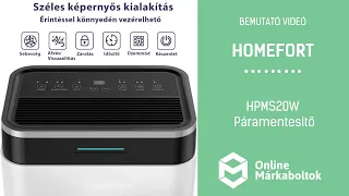 HOMEFORT HPMS20W | Páramentesítő bemutató videó