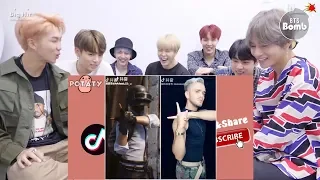 BTS REACTION: PUBG Finger Dance Challenge | Tik Tok Compilation [Tik Tok China]