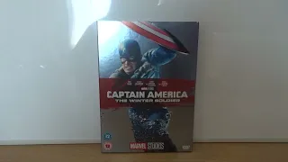 Captain America The Winter Soldier (UK) DVD Unboxing
