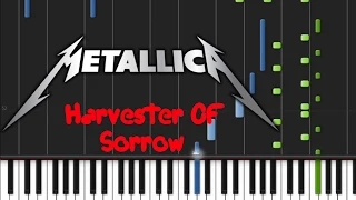 Metallica - Harvester Of Sorrow [Synthesia Tutorial]