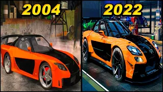 Evolution of Mazda RX7 in Need for Speed (Tokyo Drift) | EVOLUTION BS
