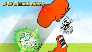 My top 10 FAVORITE enemies! | Battle Cats