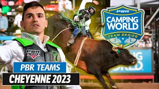 José Vitor Leme BRILHOU em Cheyenne na estreia da PBR TEAMS