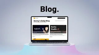 🔴 Let’s build a BLOG with Next.js 13 (Sanity v3, TypeScript, Tailwind CSS, Auth, CMS, Preview Mode)