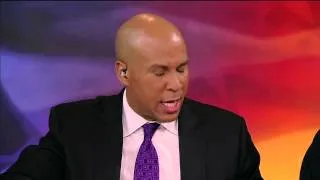 Mayor Cory Booker Stops by the NewsHour Skybox