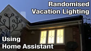 Random Vacation Lights using Home Assistant