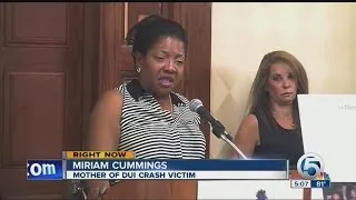 Families of victims killed in drunk driving crashes