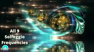 🎧 All 9 Solfeggio Frequencies Full Body Aura Cleanse + 432 Hz Binaural Beats