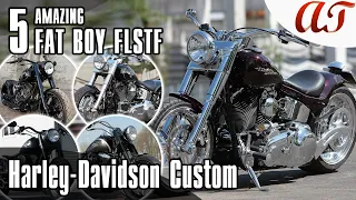 5 AMAZING Harley-Davidson FAT BOY FLSTF Custom [4K] * A&T Design