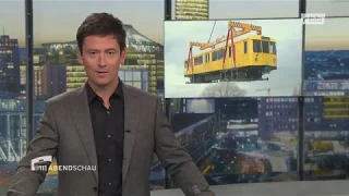 TV BERICHT, SCHWEBENDE U BAHN IN BERLIN, U 55, KANZLER U BAHN