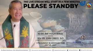 LIVE NOW | Holy Mass at the Diocesan Shrine for Sunday, July 25, 2021 (10am)