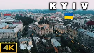 Kyiv capital city, Ukraine 🇺🇦 ~by drone [4K] aerial video @contentFly61