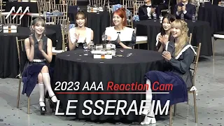[#AAA2023] LE SSERAFIM 2023 Asia Artist Awards Reaction Cam
