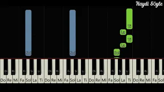 İbrahim Tatlıses   Kalben   Haydi Söyle  Kolay Piyano ile Nasıl Çalınır