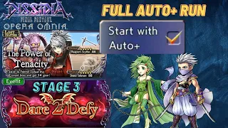 DFFOO [GL] Dare to Defy Stage 3, Sice LC, Full Auto+ Run with Rydia and Edge! Hit start and win!