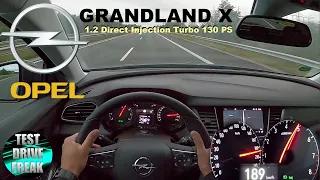 2020 Opel Grandland X 1.2 Direct Injection Turbo 130 PS TOP SPEED AUTOBAHN DRIVE POV